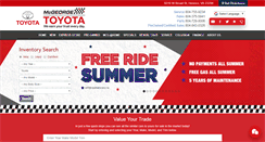 Desktop Screenshot of mcgeorgetoyota.com